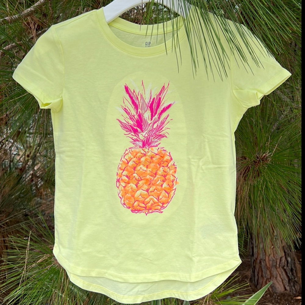 GAP☀️Kids 100%Cotton 🍍Pineapple🍍Graphic T-Shirt☀️